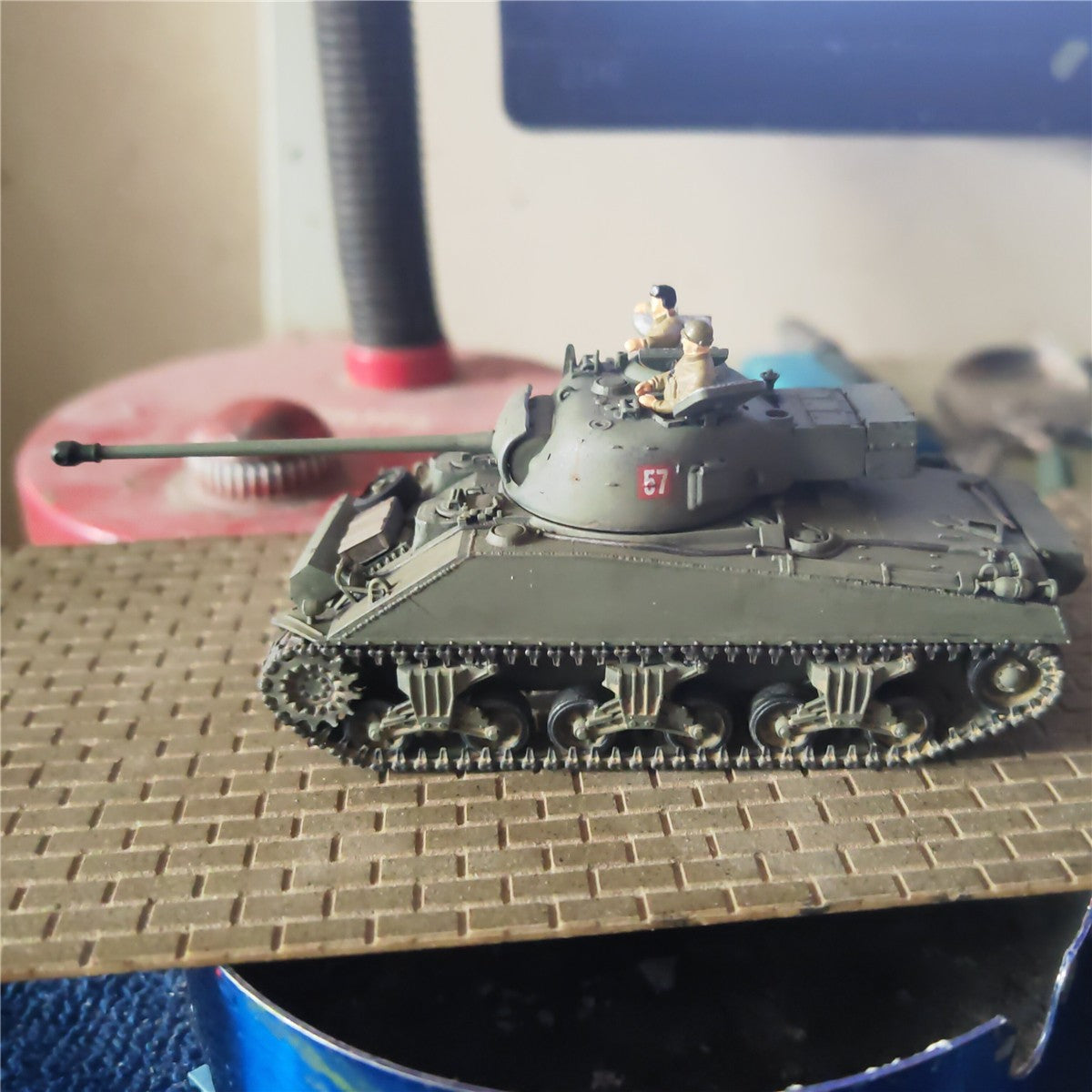 3D Printed 1/72 British Firefly Vc Tank Finished Product