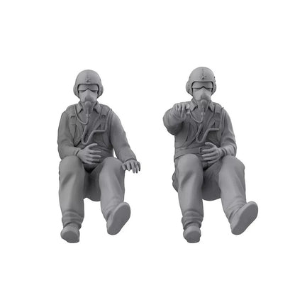 LY48261A 1/48 Model Upgrade Parts Mask Driver &Machine Gunner 3D RESIN MODEL