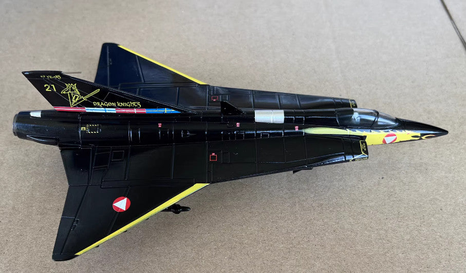 1:72 Aviation Saab Draken Austrian AF Dragon Nights 2005 Fighter Diecast Model