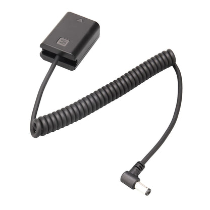 Decoded NP-FW50 Dummy Battery DC Coupler Cable for Sony ZV-E10 A7 A7R A7S A7M