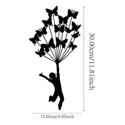 1pc Butterfly Theme Decor, Wall Art Decorations, Indoor Living Room Classic Room