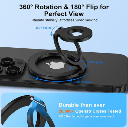Magnetic Phone Ring Holder for Magsafe Gym Phone Grip Stand Finger Ring Kickstan