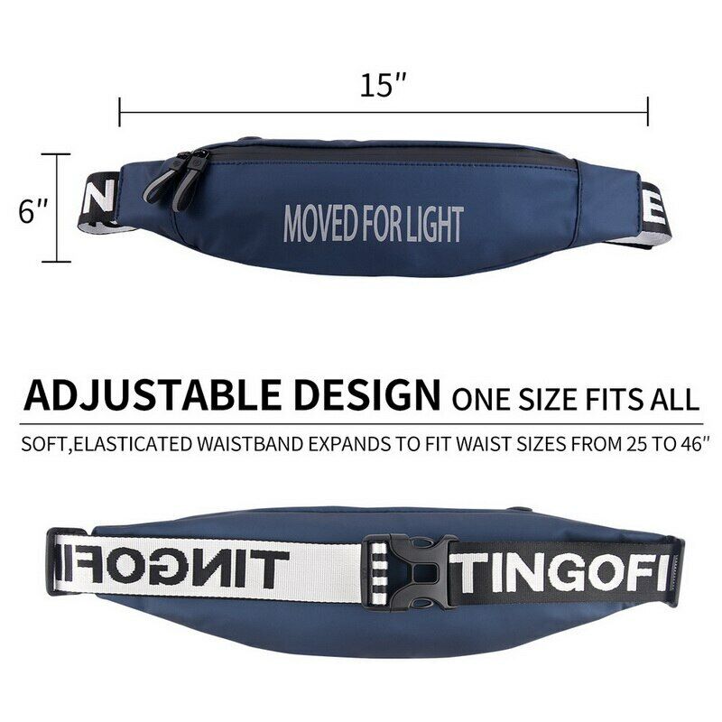 Waterproof Unisex Fashion Multicolor Waist Packs Fitness Outdoor Sports Belt Bag