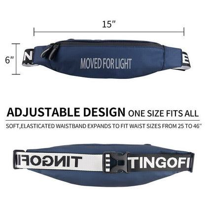 Waterproof Unisex Fashion Multicolor Waist Packs Fitness Outdoor Sports Belt Bag