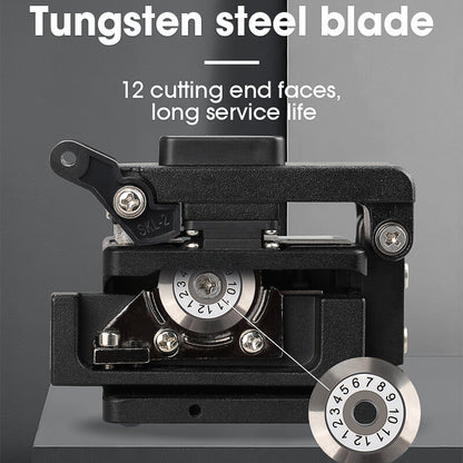 AUA-60S Fiber Cleaver Cable Cutter Three-in-one Fixture of Bare Optical Fiber