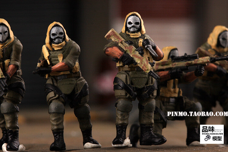 1/72 Special Forces Ghost Squad Soldier 7 Soldier Model