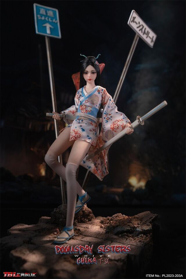 1/6 TBLeague Doomsday Sisters Chika-White Action Figure Soldier
