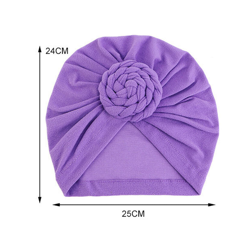Turban Hat Twist Braid Turban Hat Pan Flower Turban Hat Baotou Hat Ethnic Hat