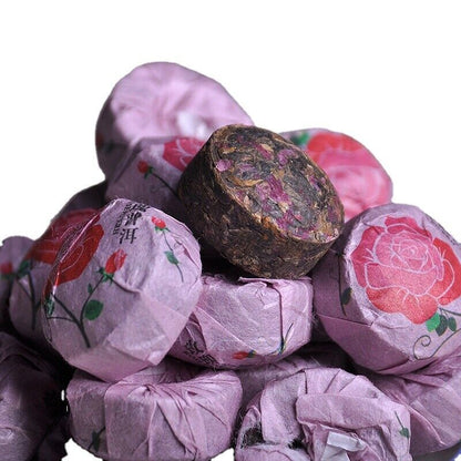 Rose Tuo Tea Puerh Ripe Tea Yunnan Rose Mini Tuo Tea Puerh Ripe Tea 500g/1.1lb
