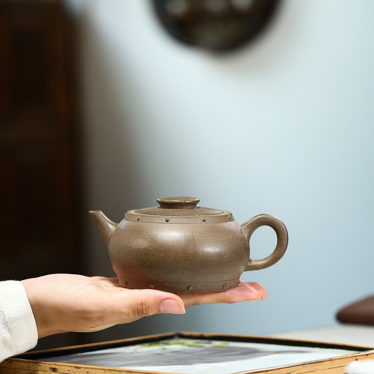 True Yixing Zisha Tea Pot Real Yixing Zisha Old Qingduan Clay Pot Marked 250ml