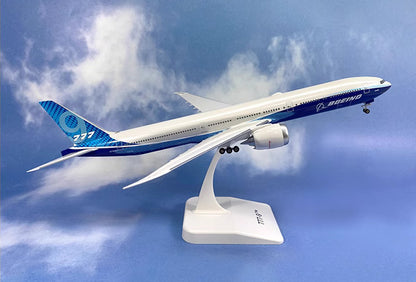 38CM 1:200 Risesoon Boeing 777-9X Passenger Airplane ABS Plastic Aircraft Model