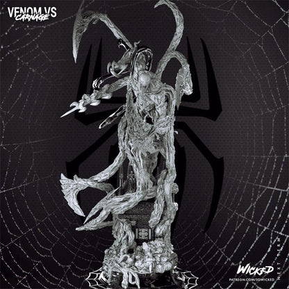 1/24 resin figure model Movie Monster Red Venom Unassembled unpainted