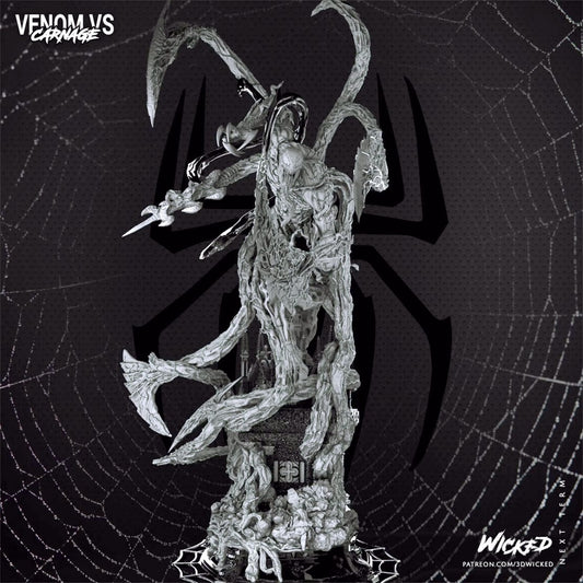 1/24 resin figure model Movie Monster Red Venom Unassembled unpainted