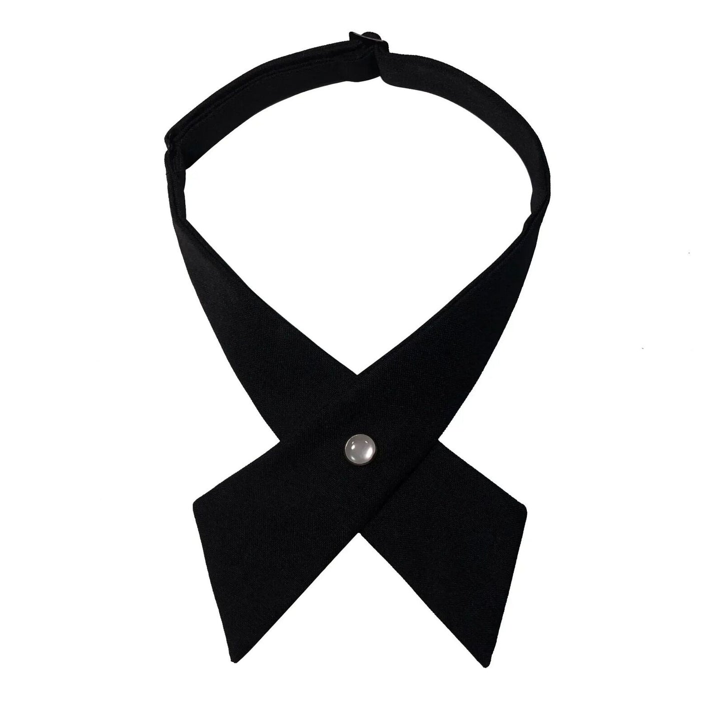 Women Criss Cross Bow Ties Fashion Solid Detachable Collars Apparels Accessories