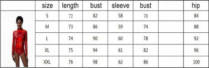 Women Bodysuit Long Sleeve O-neck Wet Look Back Zipper Skinny Playsuits Jumpsuit
