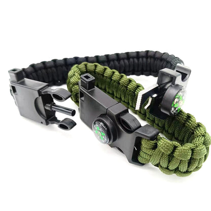 Outdoor multifunctional survival umbrella rope bracelet, survival knife bracelet