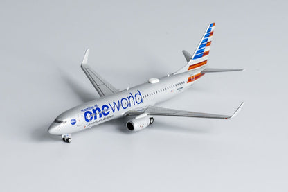1:400 NG Model American OneWorld BOEING 737-800 Passenger Airplane Diecast Model