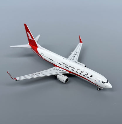 1:400 AeroPolaris Shanghai Airlines B737-800 B-1720 Airplane Diecast Model
