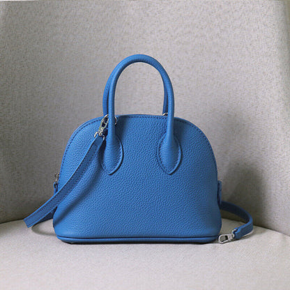 18/27/31 Real Leather Bowling Tote Purse Handbag Shoulder Bag Fashion Crossbody