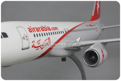 47CM Air Arabia AIRBUS A320 CN-NMA Passenger Airplane Resin Aircraft Plane Model