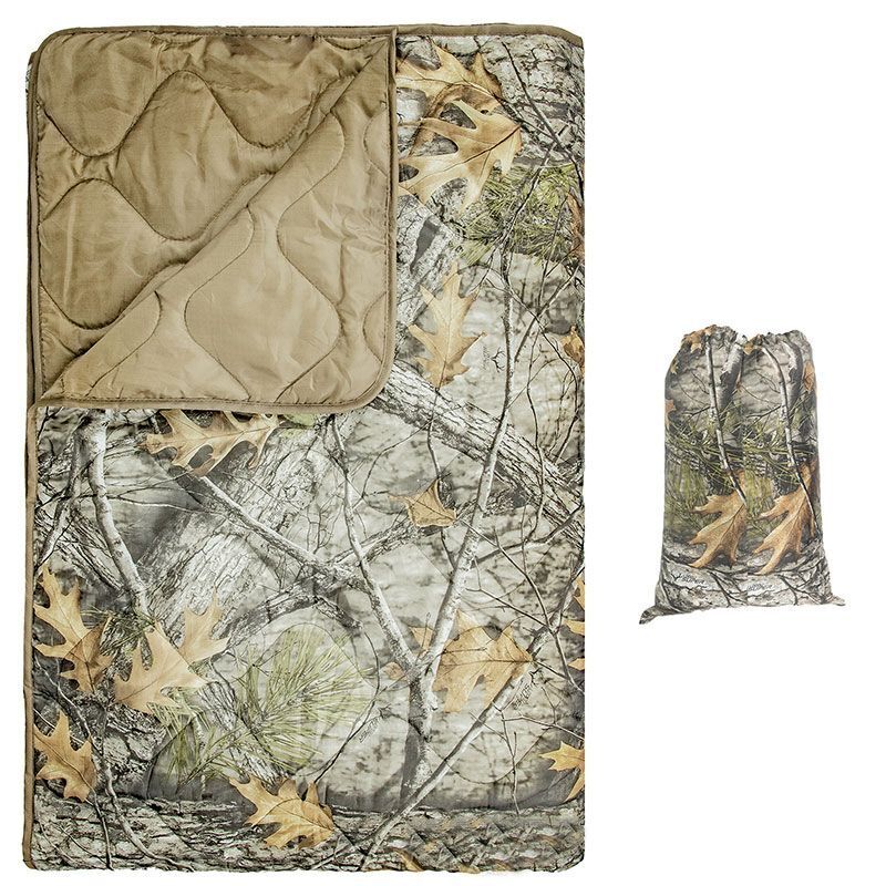 Camping Blankets Cotton Camo Quilted Pad Portable Jungle Light Single Comforter