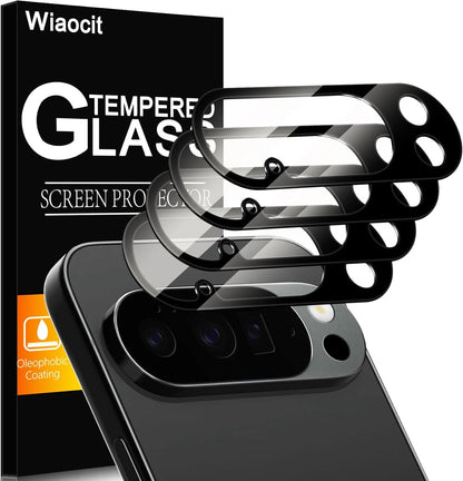 4 Pack Tempered Glass Camera Lens Protector for Google Pixel 10 Pro, 9H Hardness