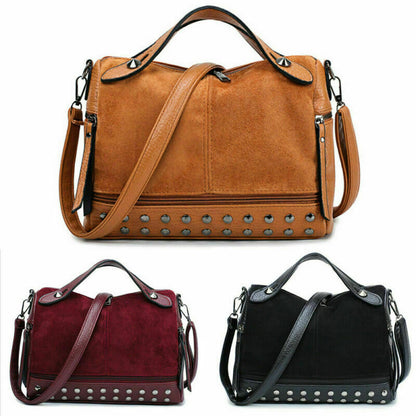 Women Lady Faux Leather Handbag Shoulder Messenger Bag CrossBody Bags