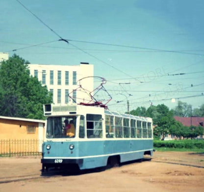 1:43 SSM LM-68 Leningrad Tram City Public Transport Passenger Car Diecast Model