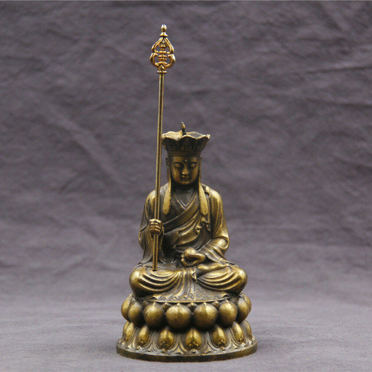 Chinese Bronze Antique Tibetan Buddhism Buddha Statue Mini Buddha Decoration