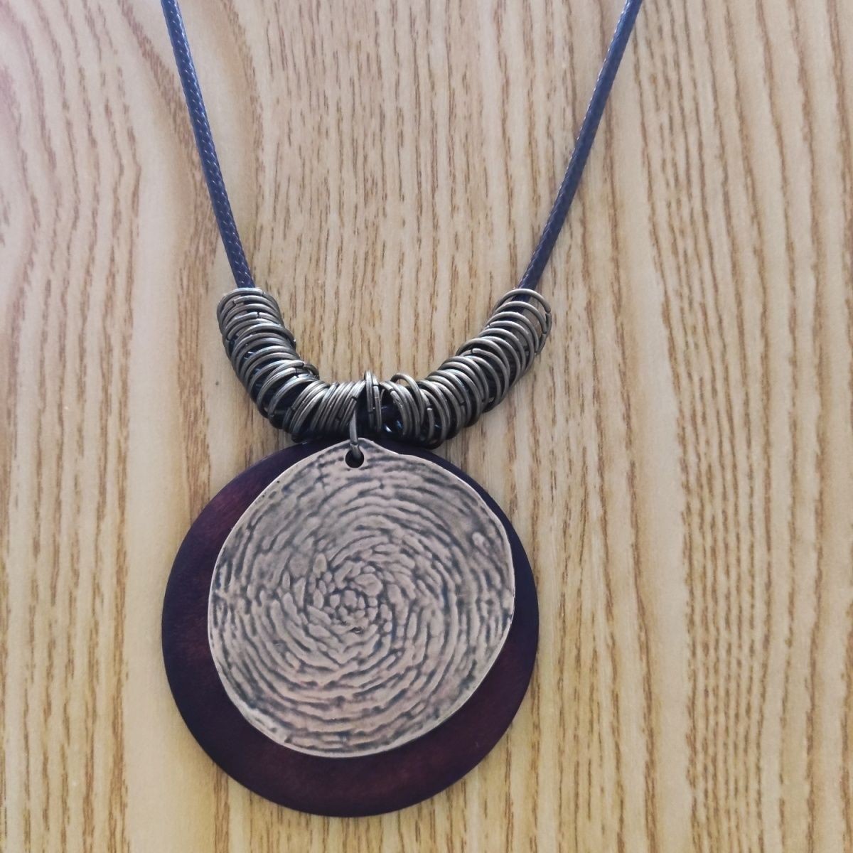 Vintage Bohemian Layered Disc Necklace Women Long Ethnic Chinese Style Jewelry