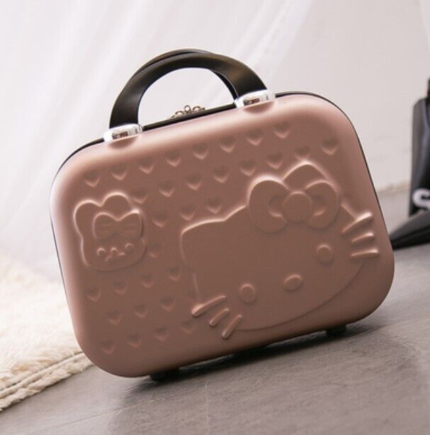 14 Inch Hello Kitty Cosmetic Case Box Beauty Makeup Bag Organizer Cartoon Hellok