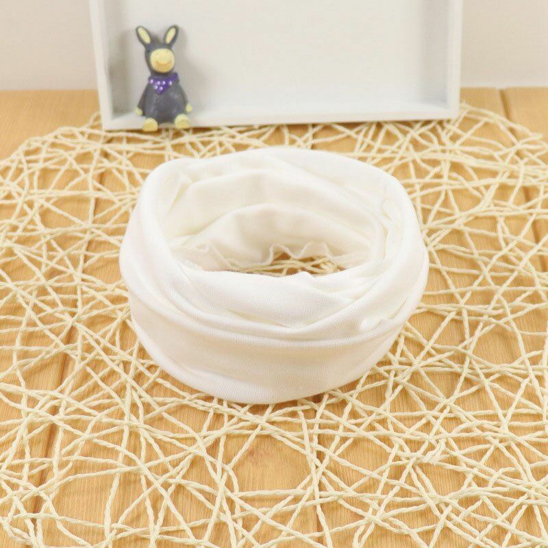 Hats Scarf Solid Knitted Cotton Baby Children Warm Earmuffs Colorful Crown Caps