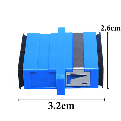 10pcs SC-SC Fiber Adapter Connector Duplex Coupler Fiber Flange Optical Coupler