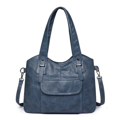 Totes Women 2024 PU Leather Shoulder Side Bag Female Shopper Handbag