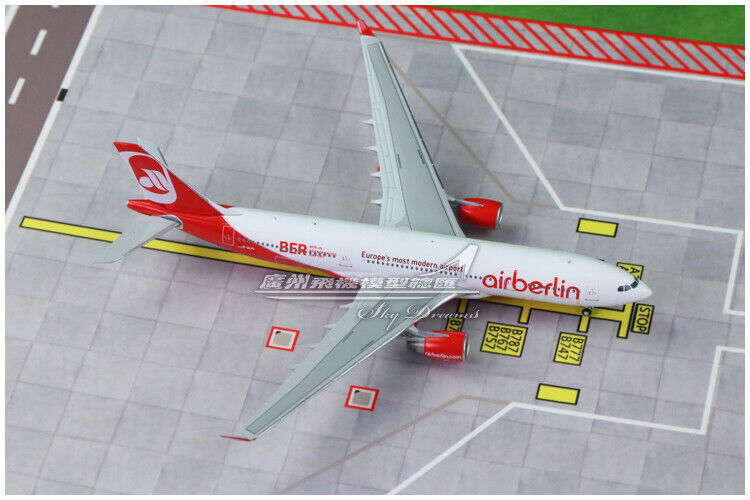 1:400 JC Wings Airberlin AIRBUS A330-200 Passenger Airplane Diecast Plane Model