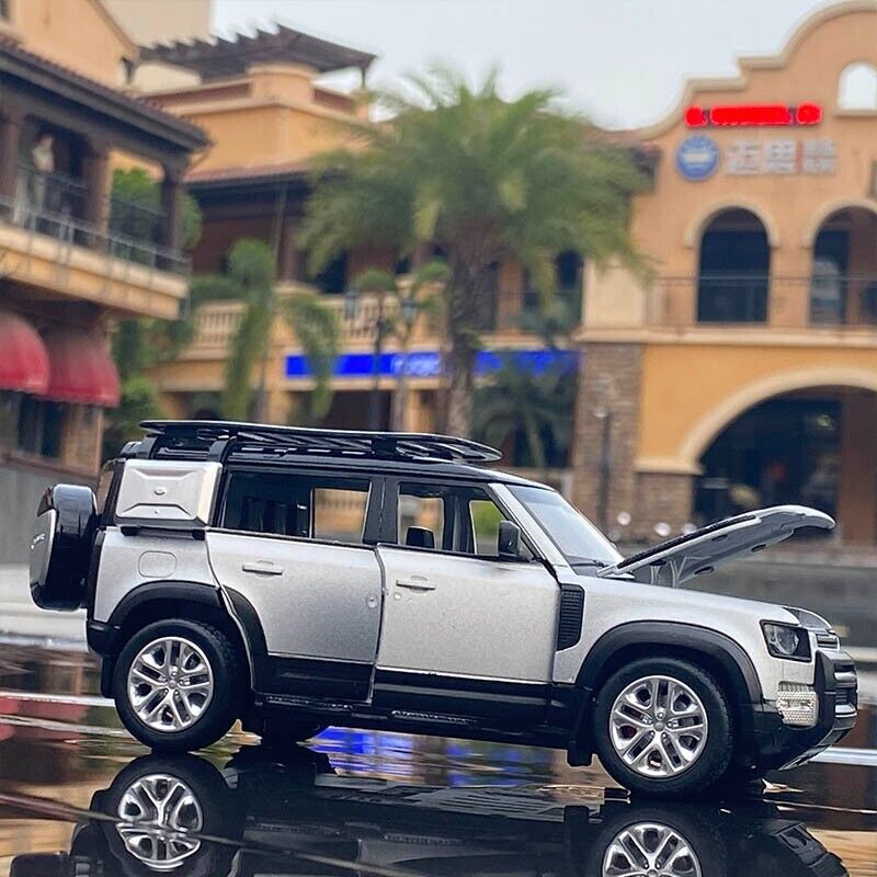 1:32 Land Rover Defender Diecast Model Car SUV Toy Vehicles Sound Light Kid Gift
