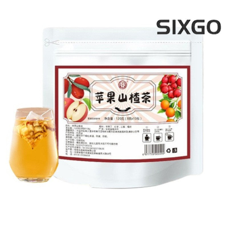 120g Premium Apple Hawthorn Tea Digestion Aid Health Preservation Tea Bag