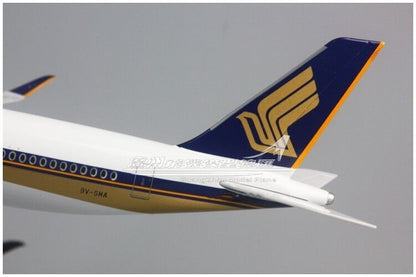 47CM 1:140 SINGAPORE AIRLINES AIRBUS A350 Airplane Landing Gear Resin Model