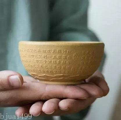Yixing Tea Cup Buddhism Heart Sutra Tea Cup Smell Tea Cup Master Cup Kungfu Tea