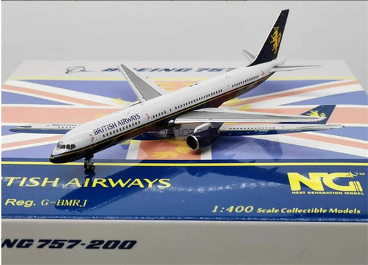NG Model British Airways Caledonian for Boeing B757-200 G-BMRJ 1:400 Plane Model