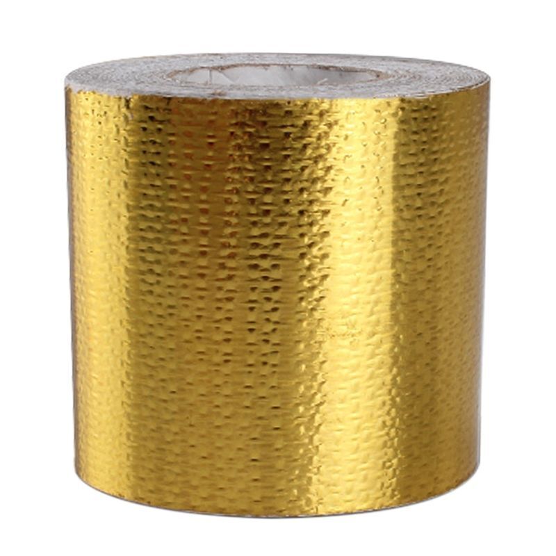 Thermal Barrier Tape Aluminum Foil Heat Shielding Reflective Adhesives 5-10Mx5cm