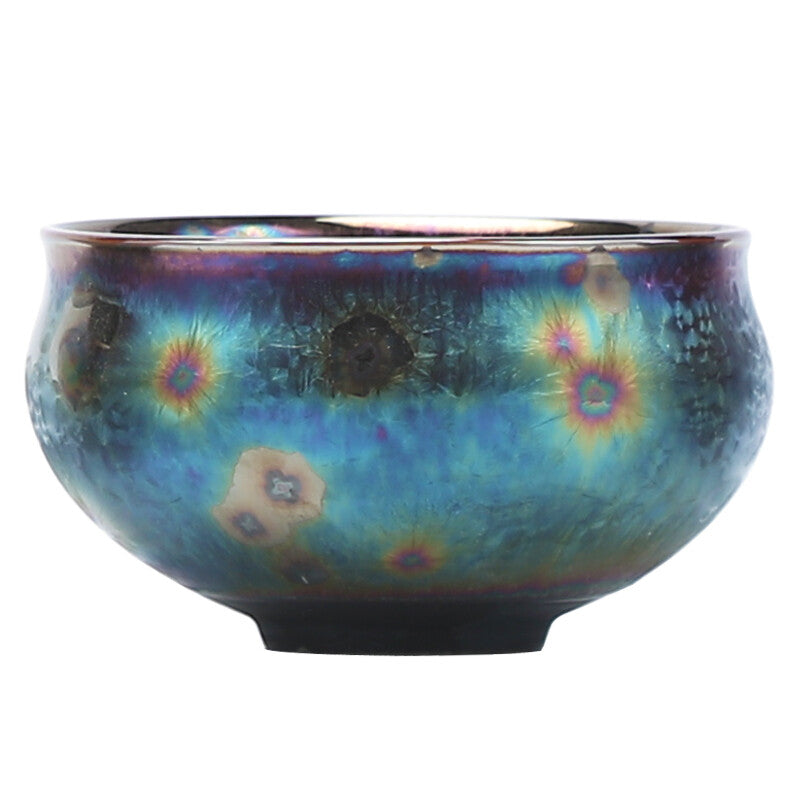 Unique Tea Cup Kiln Change Porcelain Cup Handmade Tianmu Jianzhan Tea Cup China