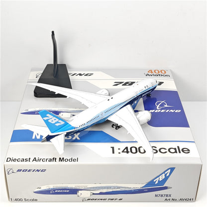 1:400 Aviation BOEING B787-8 Passenger Airplane Diecast Plane Model