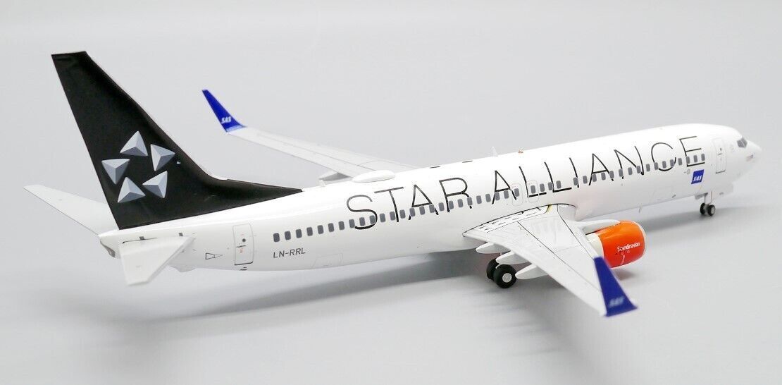 1:200 JC Wings SAS STAR ALLIANCE BOEING 737-800 Passenger Plane Diecast Model