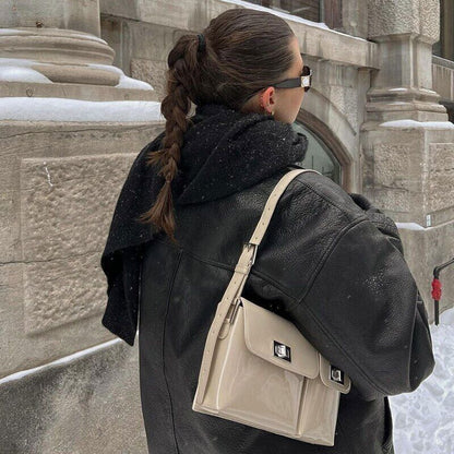 2022 New Bags Women Genuine Leather Underarm Bag Shoulder Bag