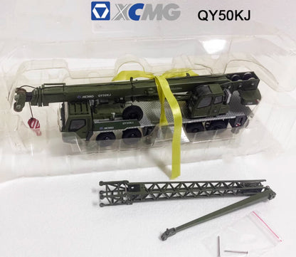 1:50 XCMG QY50KJ Crane Construction Machine Equipment Vehicle Diecast Model