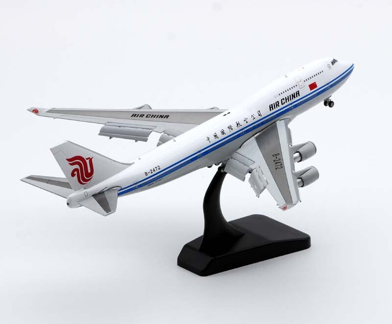 JC WINGS Air China For Boeing B747-400 B-2472 Flaps Down 1/400 Aircraft Model