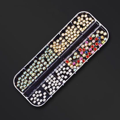 Nail Art Decor 12Design Box 3D Irregular Abalone Seashell Fragment Flakes Charms