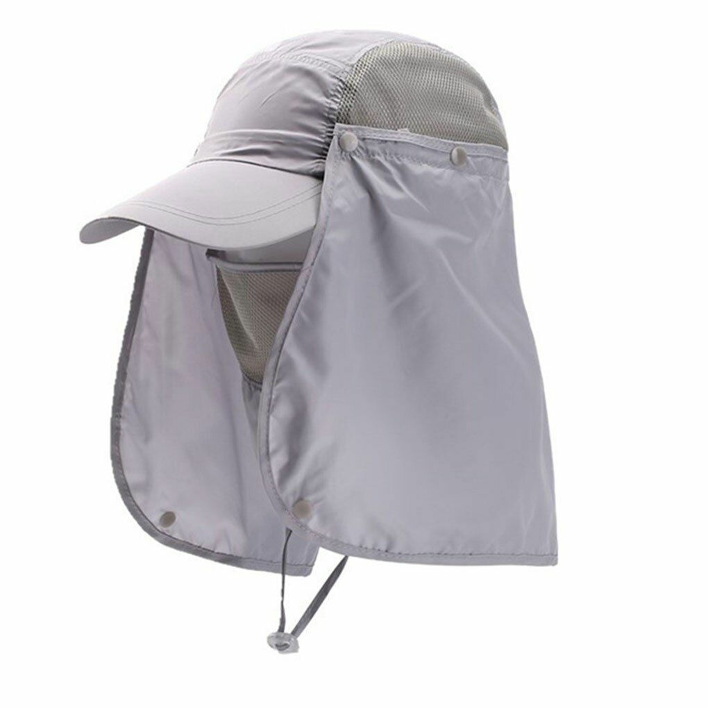 Outdoor Sun Hat UV Protection Ear Flap Neck Cover Fishing Hunting Hiking Leisure