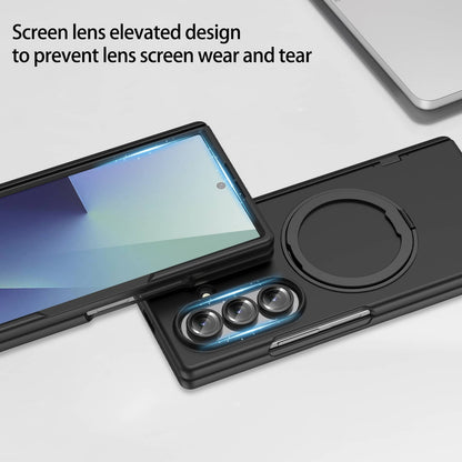 For Samsung Galaxy Z Fold 7 Magnetic Case 360 Kickstand & Ring Holder Shockproof